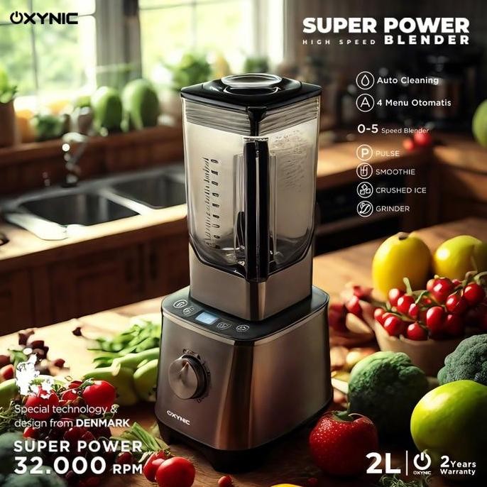 OXYNIC Super Power Blender Heavy Duty Touchscreen 2 Liter 32.000 RPM HT