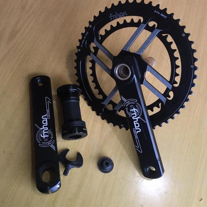 Crank Hollowtech 2 Fnhon Ht2 53-39T Crankset Double Speed