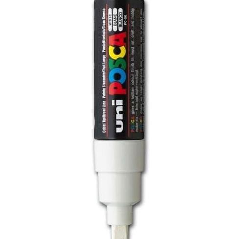 

TERBARU - 8mm PUTIH PC-8K Spidol POSCA Marker glass kaca UNI ATK0645PC