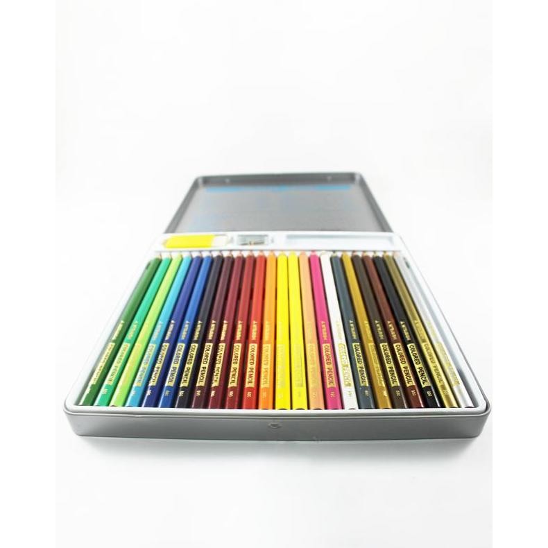 

TERLARIS - Pensil Warna Rasa Crayon MITSUBISHI COLORED PENCIL 24 COLOR