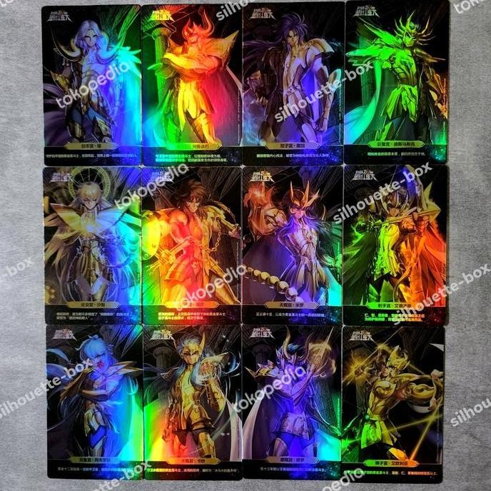 Saint Seiya 30th Anniversary Hologram Card 12 Gold Saint