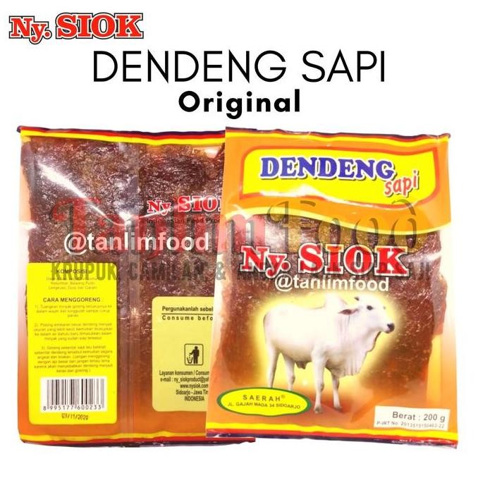 

Terlaris | Terbaru | Best Seller | Termurah Dendeng Daging Sapi Original Ny Siok Asli Sidoarjo Original | High Quality | Berkualitas