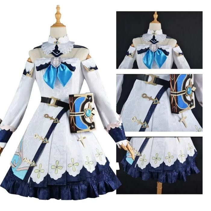 Ac Game Genshin Impact Cosplay Barbara Cosplay Costume Game Genshin Impact Barbara Costume Halloween