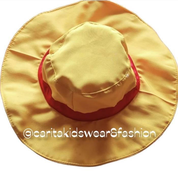 Ac Kostum Luffy Lengan Panjang Free Topi Anime One Piece Bayi Anak Dan Dewasa Kostum Cosplay Luffy K