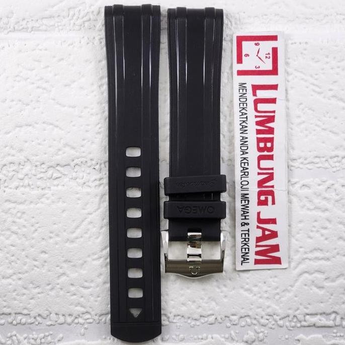 Baru RUBBER STRAP FOR OMG SEAMASTER 300m 20mm