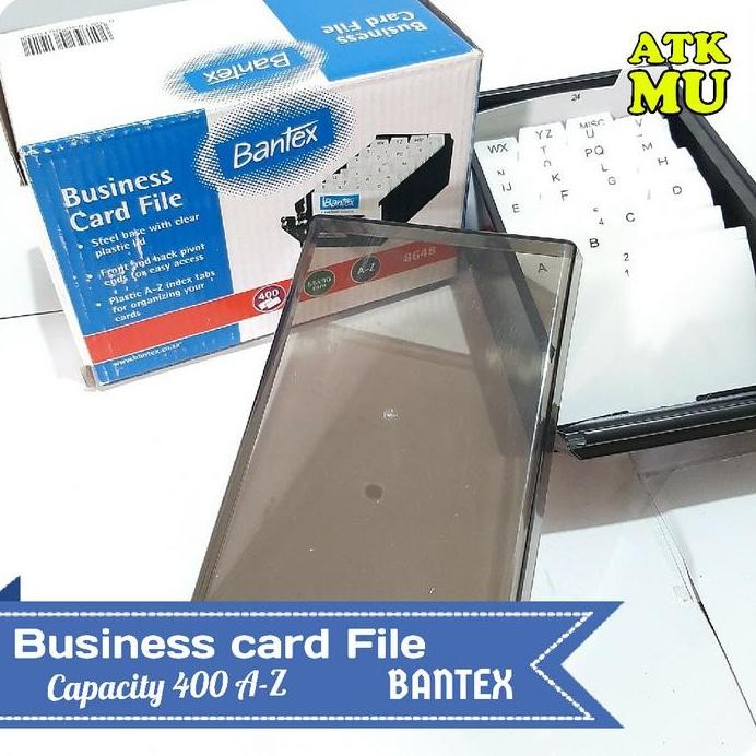 

New Business Card Cases FIle Kapasitas 400 A-Z BANTEX 8648