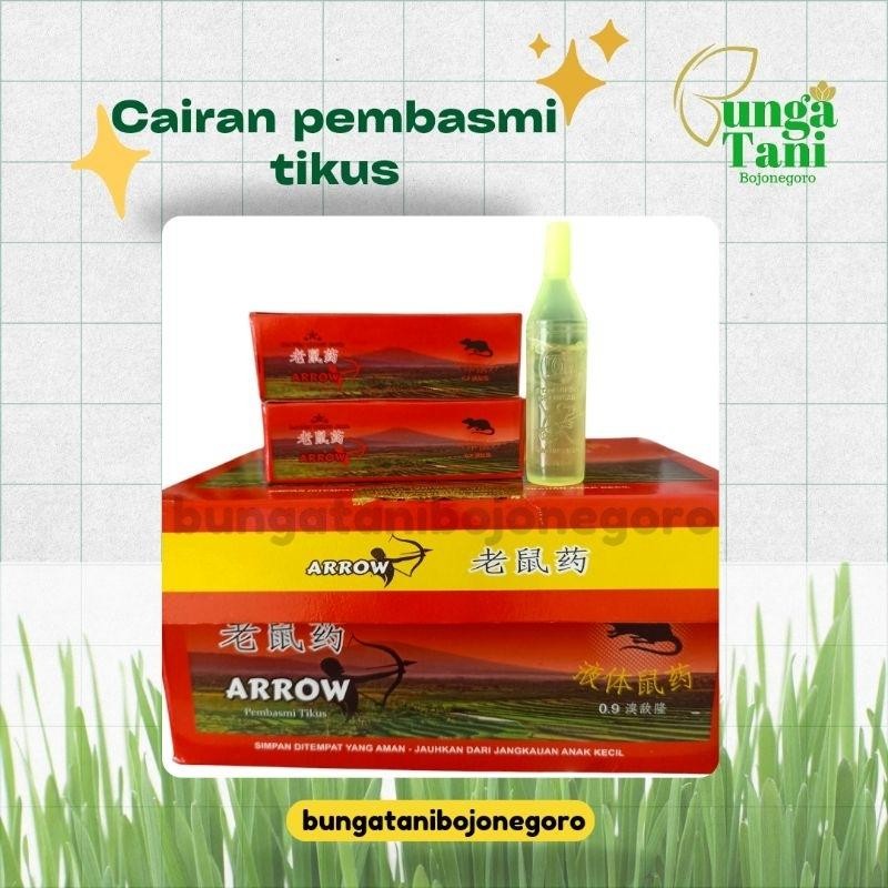 Arrow Racun Tikus Cair/Tetes Kuning Tikus/Rodentisida/Pembasmi Tikus