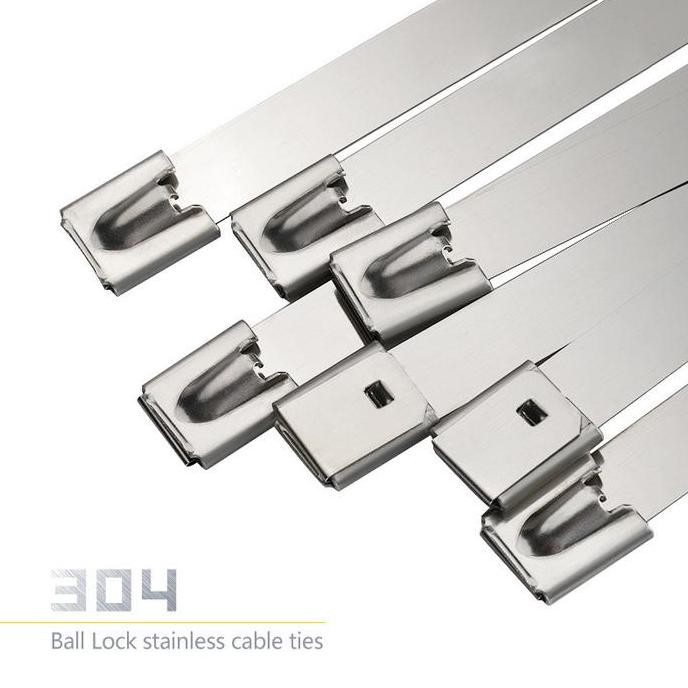 

New Kabel Ties Stainless Steel Anti Karat 100 PCS 4.6x450mm