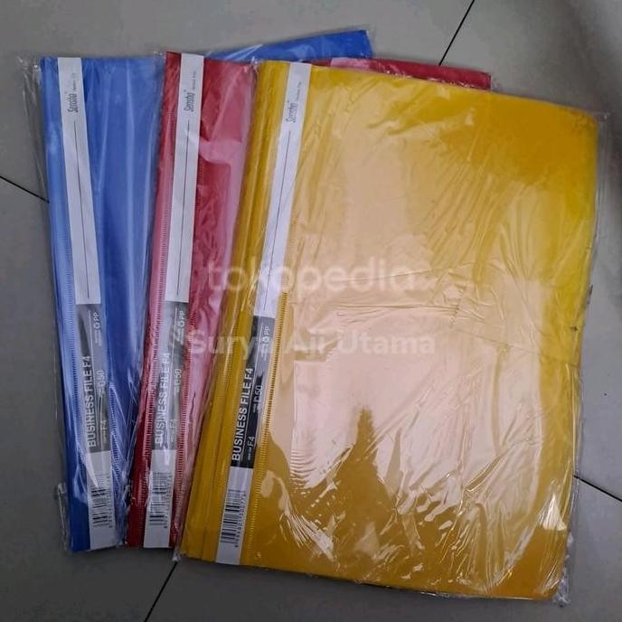 

New map plastik snail/bussines file folio Sensho TEBAL harga 1 lsin/12 pcs