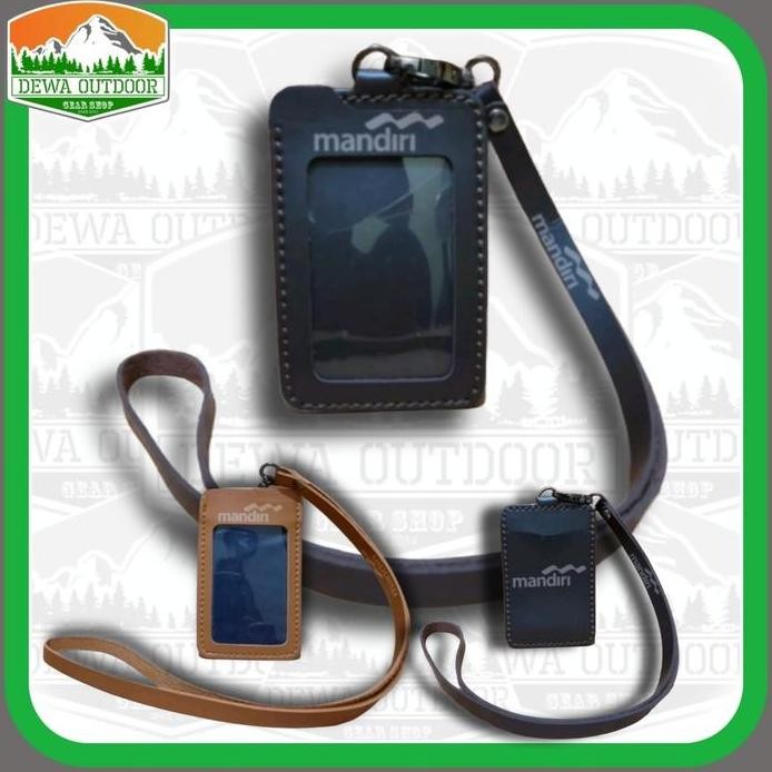 

New tempat ID card kulit bank mandiri