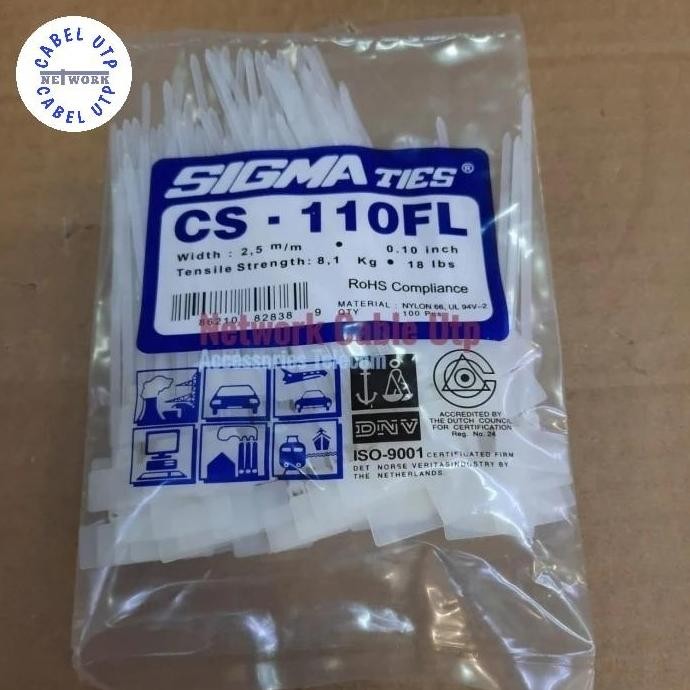 

New Label Ties CS-110FL/Ties bendera Sigma