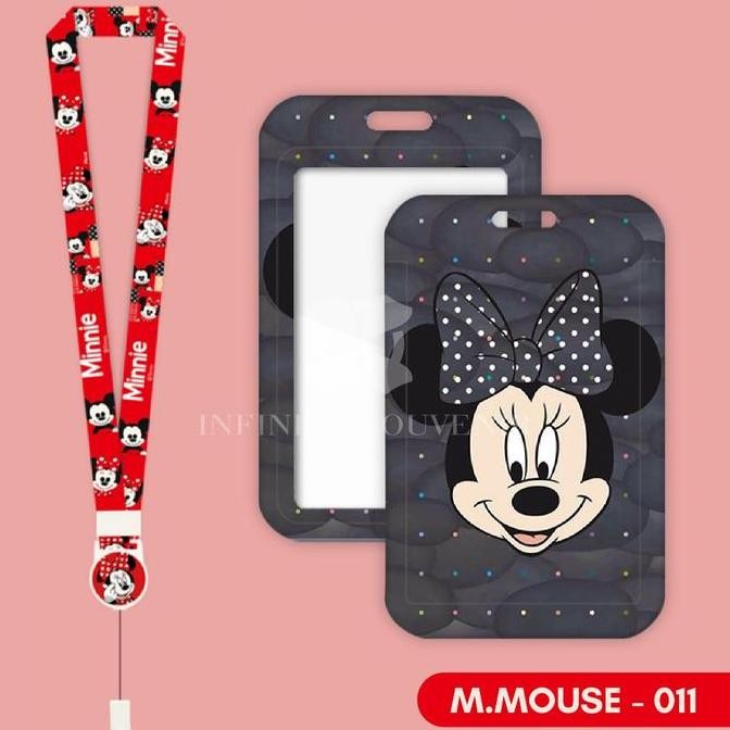 

New (N017) ID Card Holder Tali Yoyo Mickey Mouse / Nametag Yoyo Minnie / Card Holder Yoyo / Mickey / Card Holder Tali Bisa Ditarik