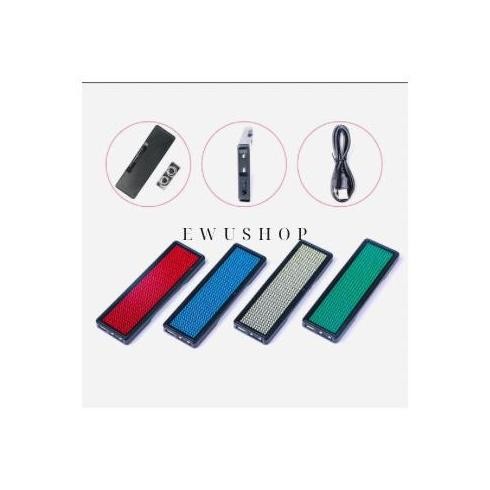 

New PROMO NAME TAG LED WARNA PUTIH MURAH FREE SETTING RUNNING TEXT