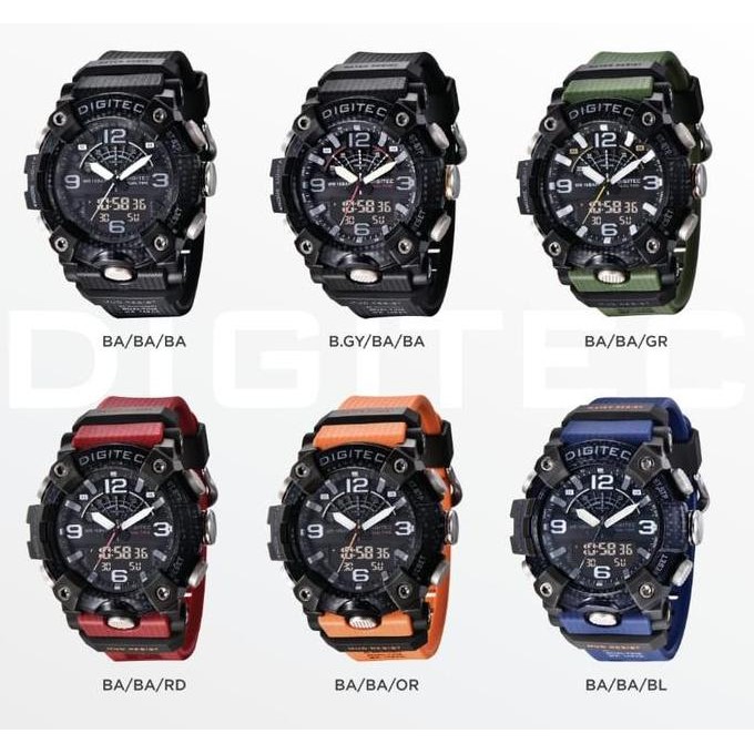 Baru Tali Strap PNP Presisi Tinggal Pasang Untuk Jam Tangan Digitec DG-2118T DG-3118T DG-5118T DG211