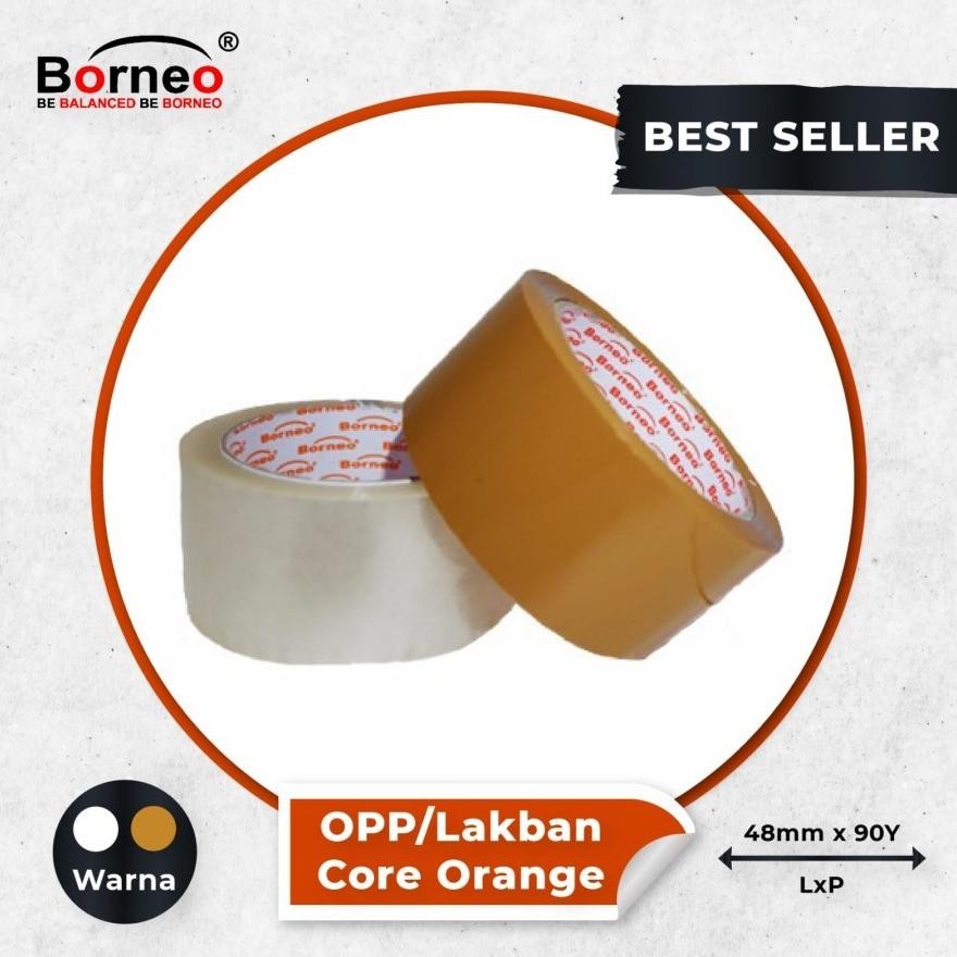 

Rd1- Tbmo (Slop) Opp Tape L Core 2Inch Orange Bening/Coklat Borneo
