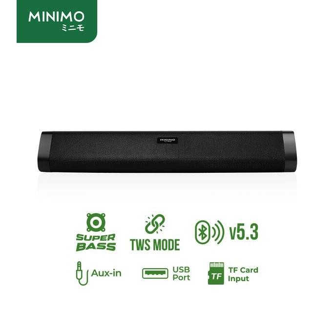 MINIMO SL03 Speaker Bluetooth Soundbar Super Bass with TWS Mode
