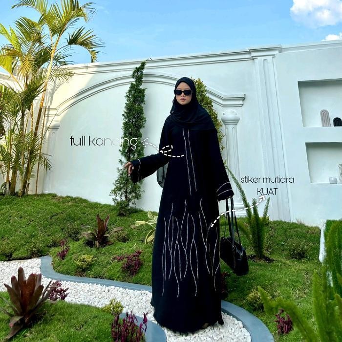 Abaya Kayro // Baju Abaya Hitam // Gamis Terbaru // Abaya  Arab//  Baju Wanita Busui // Outer Gamis 