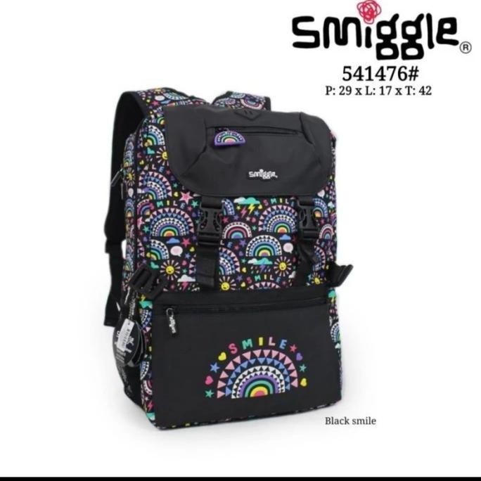 Tas Smiggle Better Together Smile Foldover Backpack/ Tas Ransel/Hadiah