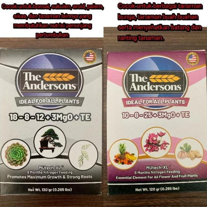 [Expert] THE ANDERSONS pupuk slow release made in USA 500gr 120gr The anderson hitam ungu pink 10-8-