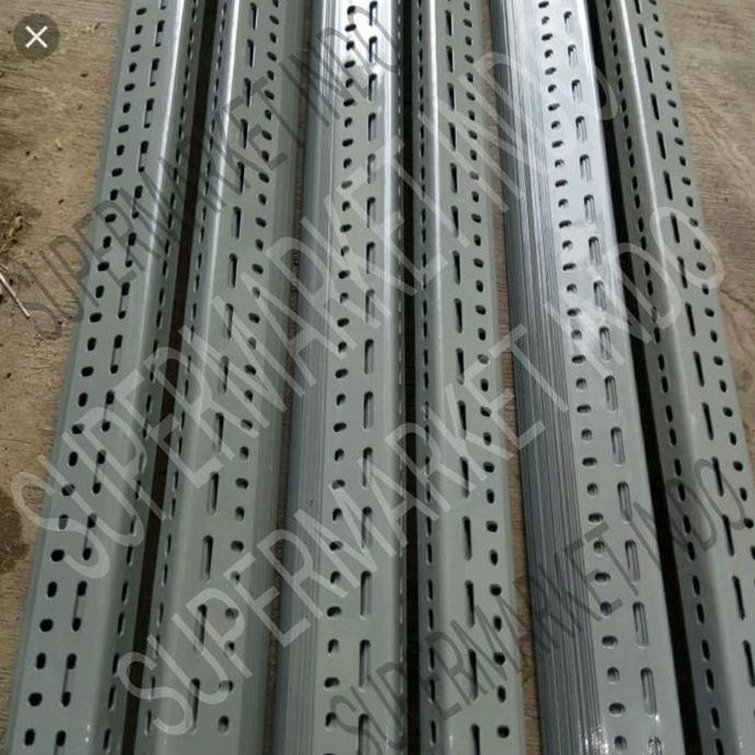 besi rak siku lubang 4x6 4m rack siku lobang 4 x 6 4 meter 2mm