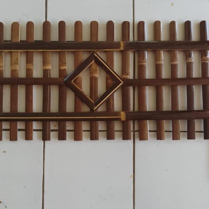 Hot Sale Pagar Minimalis 40 Cm 50 Cm Bambu Hitam