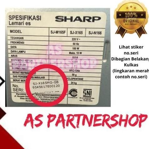 gasket pintu karet magnet kulkas sharp 2pintu sj-f450,sj-450,sj-456,851 grey original 100%