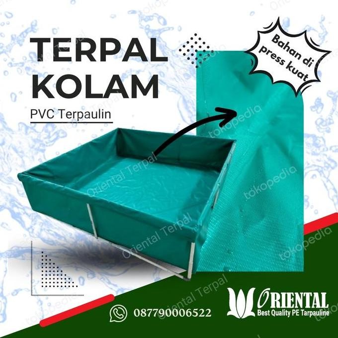 KOLAM KOTAK TERPAULIN PVC/ORCHID 200x100x25//150x100x35//200x100x30