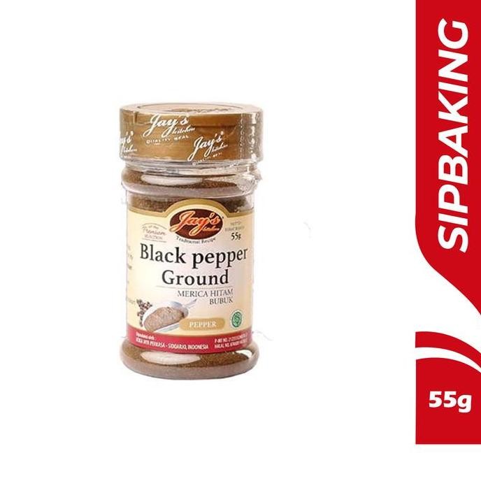

Jay's Black Pepper Ground | Lada Hitam Bubuk Jays | Jay Lada Hitam