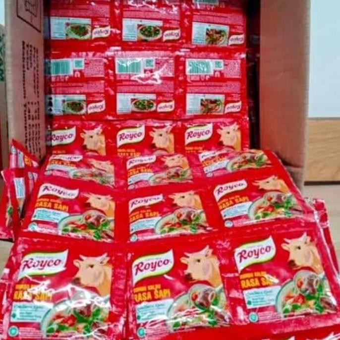 

[10 RENCENG ISI 10LUSIN] ROYCO SAPI PENYEDAP RASA KALDU SAPI RENCENG SACHET 500