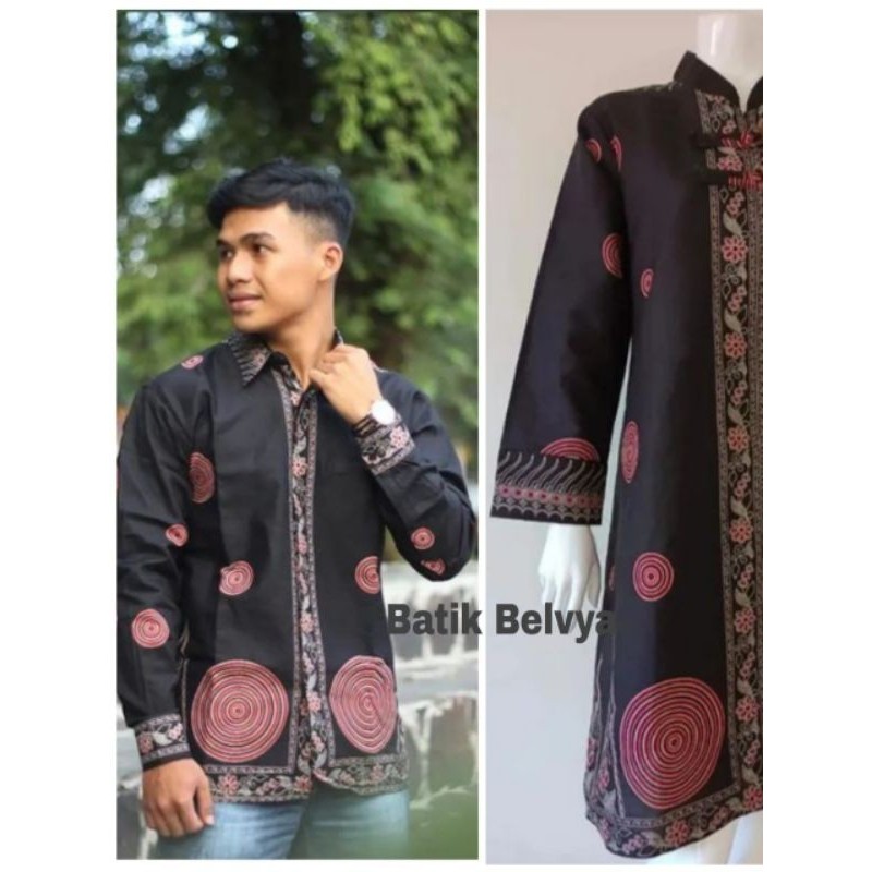 set couple batik motif obat nyamuk / Batik sragen / batik solo / dress batik / tunik batik / kemeja 