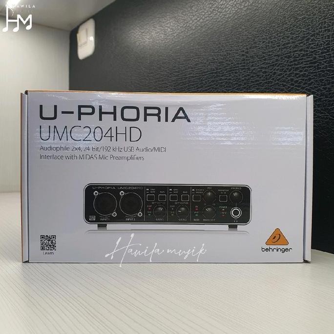 Sound Card Soundcard Behringer Umc204Hd Umc 204 Hd Umc204 Hd Original