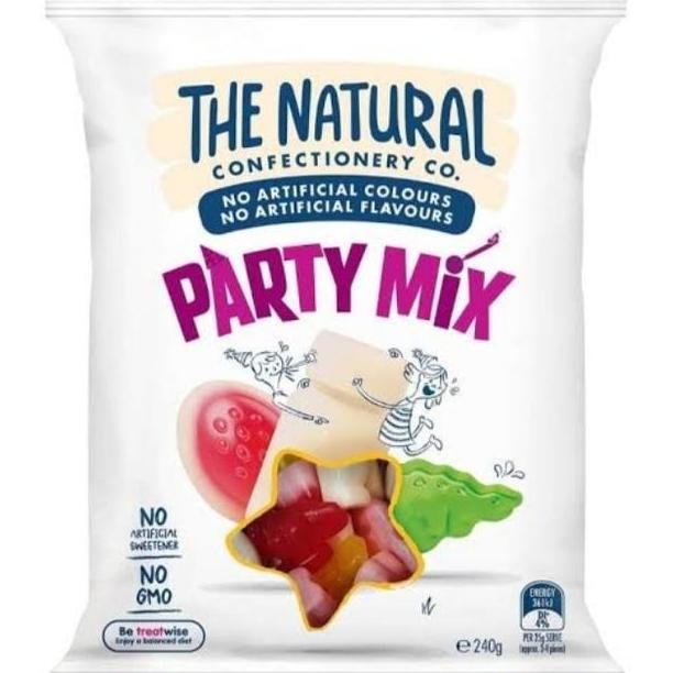 

The Natural Candy Jelly Party Mix 200Gr Permen