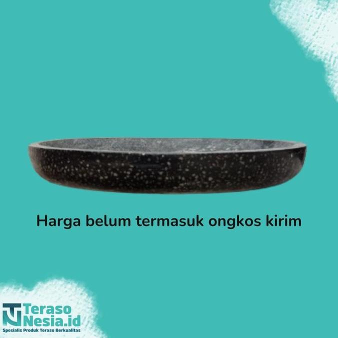 Invoice tatakan pot teraso bulat | tatakan pot terazzo tipe melon | tatakan teraso