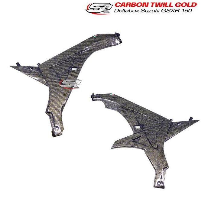 COVER CHASSIS GSX150 GSX 150 DELTABOX CARBON TWILL REFLECTIVE