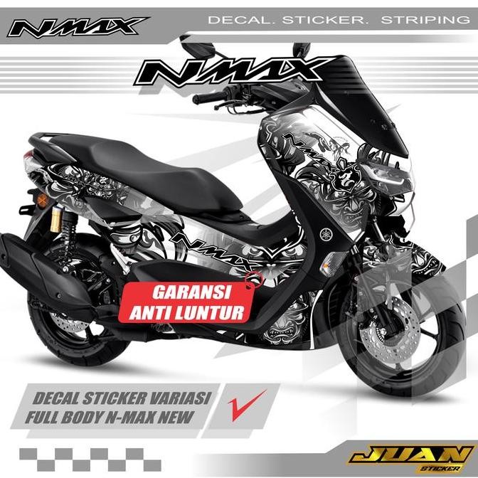 DECAL NMAX 2020 2 2022 - NEW STIKER FULL BLOK NMAX 2020 2 2022 - STIKER NMAX FULL BODY Motorcycle Mo
