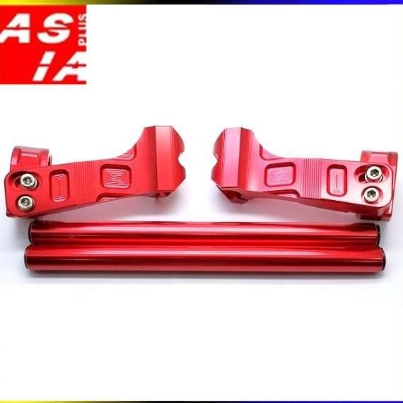 STANG JEPIT ORI NITEX RACING H7E TRANSFORMER VARIASI YAMAHA VIXION RED