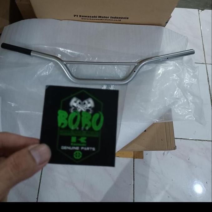 handle stang setang stir klx140 klx 140 silver orinal