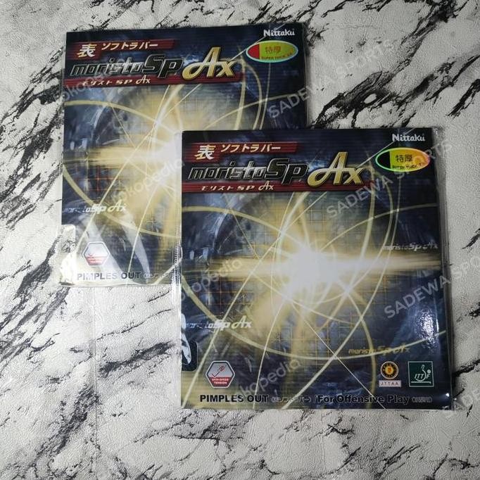 KARET BINTIK SERANG / PENDEK PINGPONG TENIS MEJA NITTAKU MORISTO SP AX