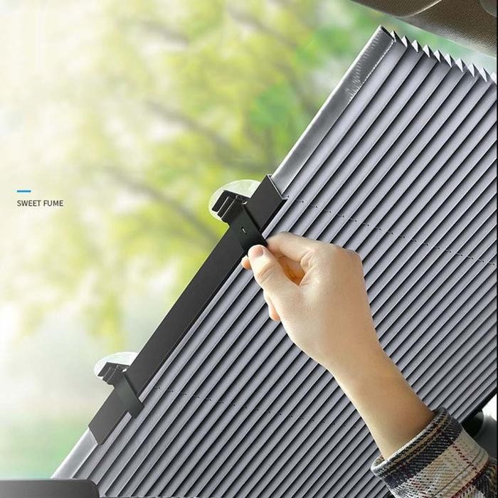 Bisa Instan Cover Tutupan Penutup Kaca Depan Mobil Anti Uv Anti Panas Tirai Gorden Korden Krey Kerei