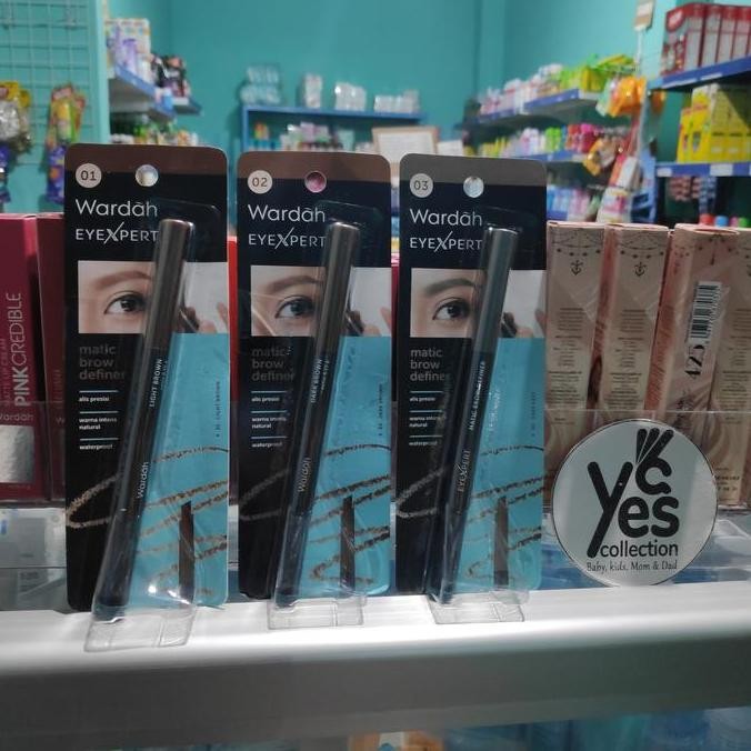 NEW Wardah Eyexpert Matic Brow Diner Pensil Alis Metik Waterproof Eye