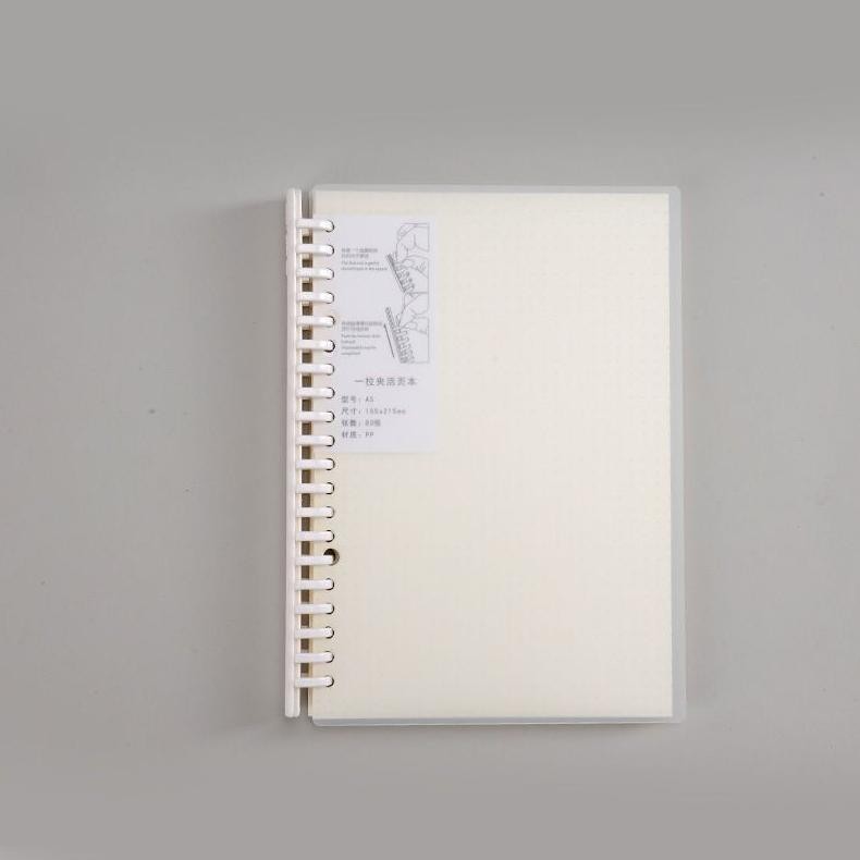 

Promo Binder Note Spiral Ring Model ( Garis, Polos, Dotted , & Grid ) A5 & B5 - 80 Lembar Dh-68