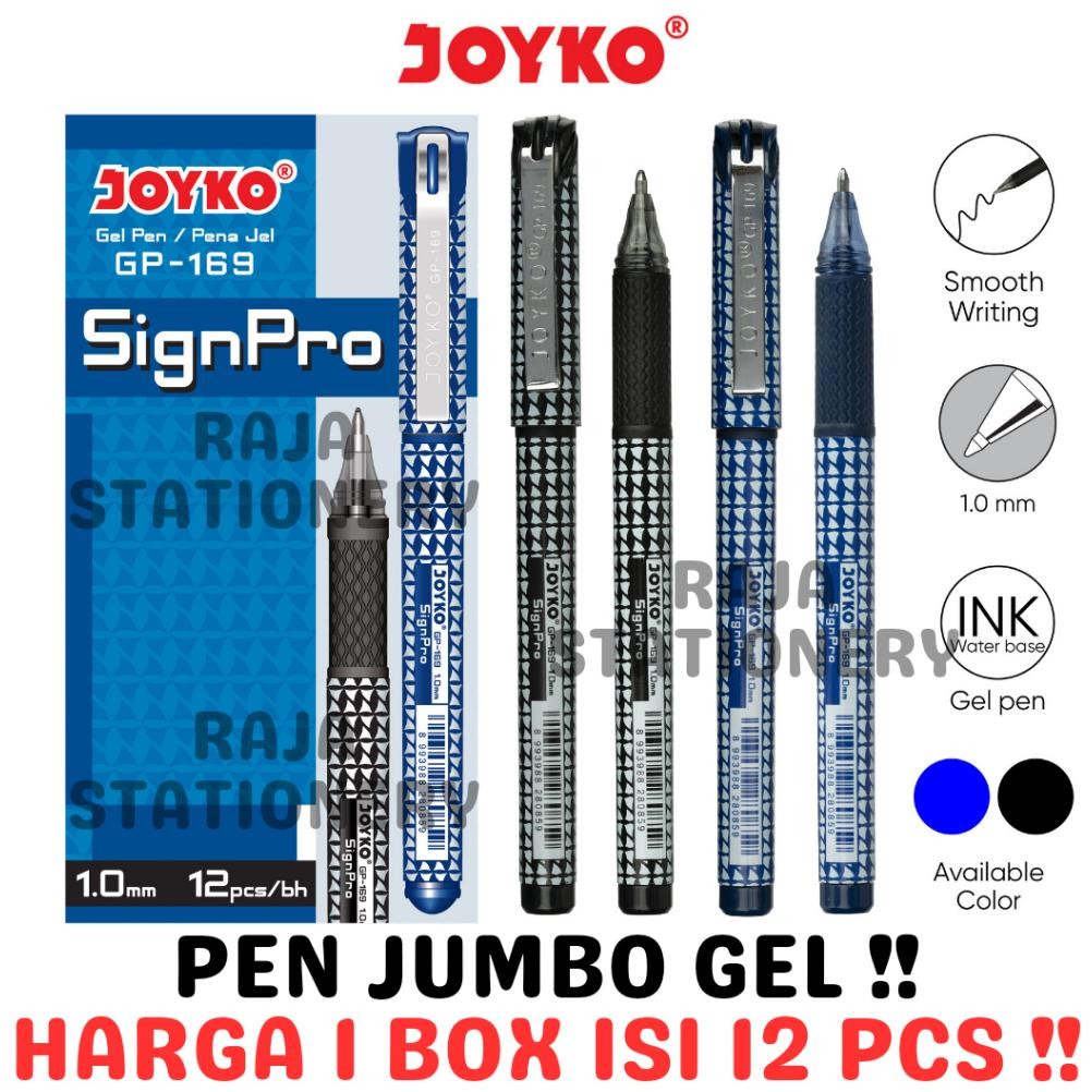 

Termurah Joyko Gel Pen Sign Pro 1.0 Pulpen Pen Joyko Jel Signpro Gp-169 [12Pcs] Im31