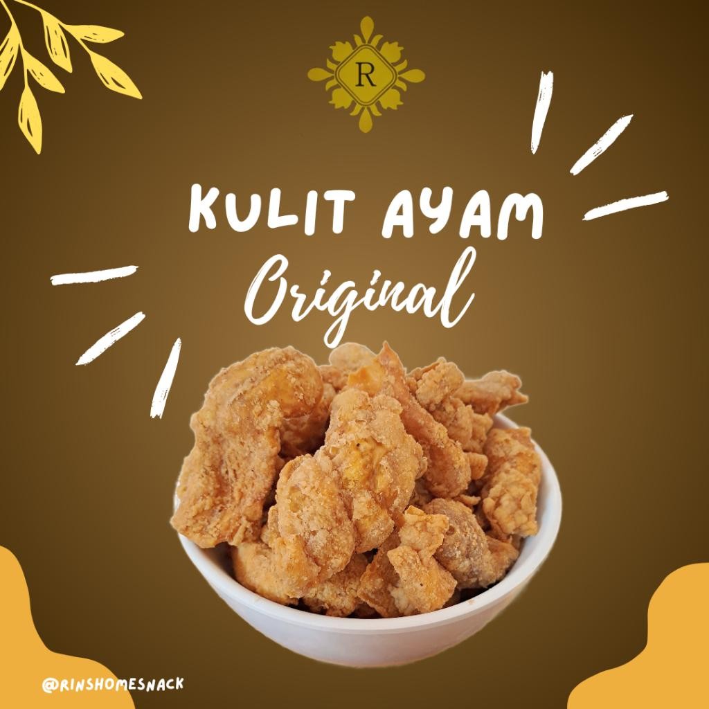 

Keripik Kulit Ayam 100 Gr Dijamin Gurih Berkualitas