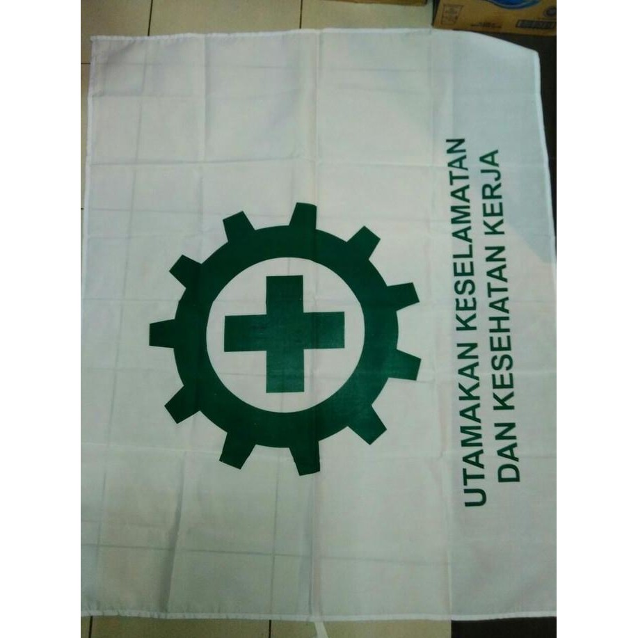 Original Bendera K3 Safety / Spanduk Kesehatan Kerja