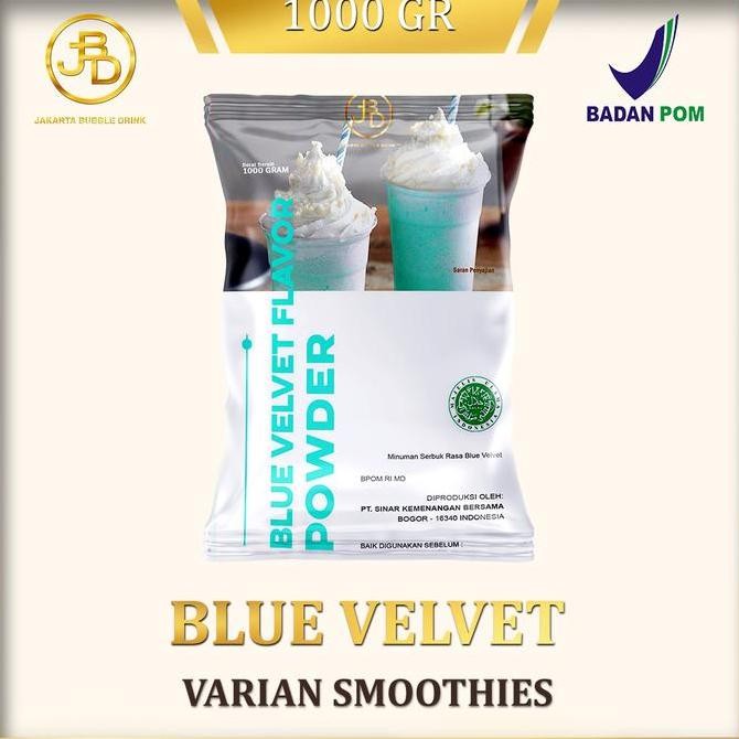 

Baru Jbd Blue Velvet Powder Drink 1Kg - Bubuk Minuman Premium Jakarta Bubble Drink Halal Bpom