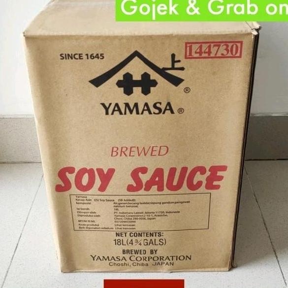 

Yamasa Soy Sauce 18L Kecap Asin Shoyu Jepang 18 L Gojek Grab