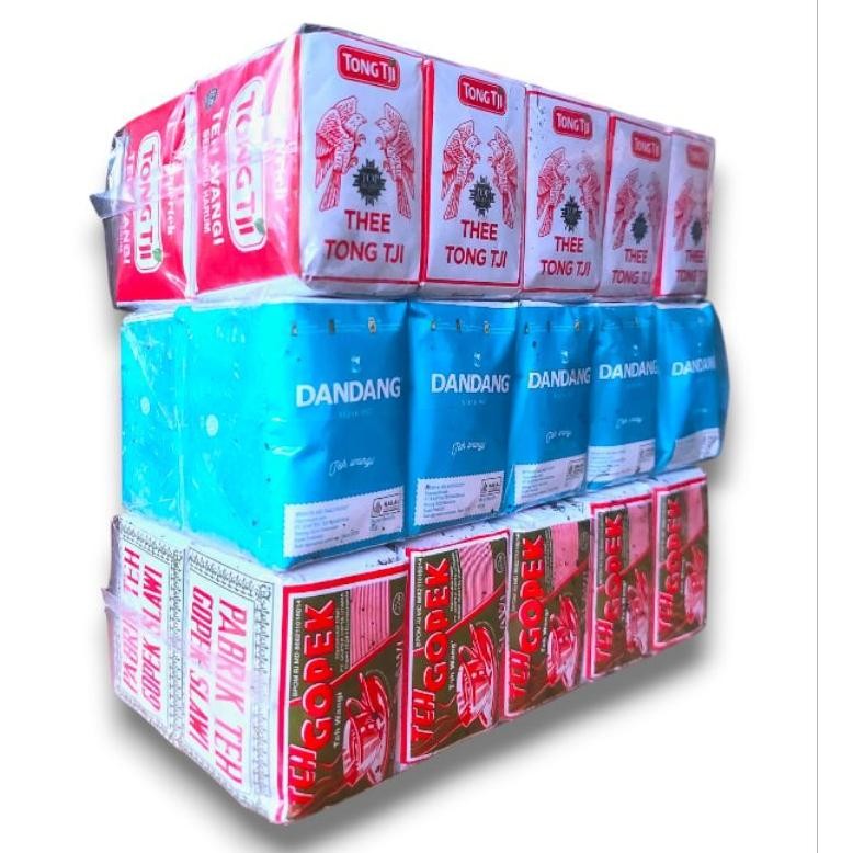 

SALE! PAKET TEH TRADISIONAL GOPEK/DANDANG BIRU/TONGTJI SUPER 40GR [PERSLOP]