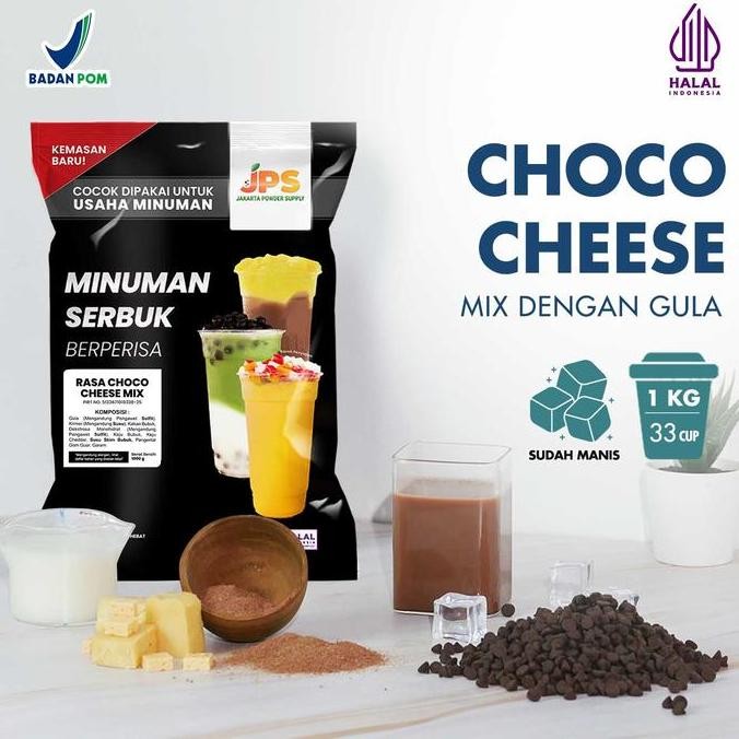 

Baru Jps Bubuk Minuman Choco Cheese Mix Instan Plus Gula - Serbuk Cokelat Keju Kekinian