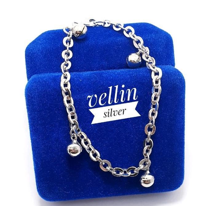 BISA E-FAKTUR Gelang Kaki Perak Anak 925 Silver Ori - Gelang Kaki Anak Perak Antikarat