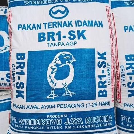 Pakan Broiler starter BR1-SK Wonokoyo Repack 10 Kg
